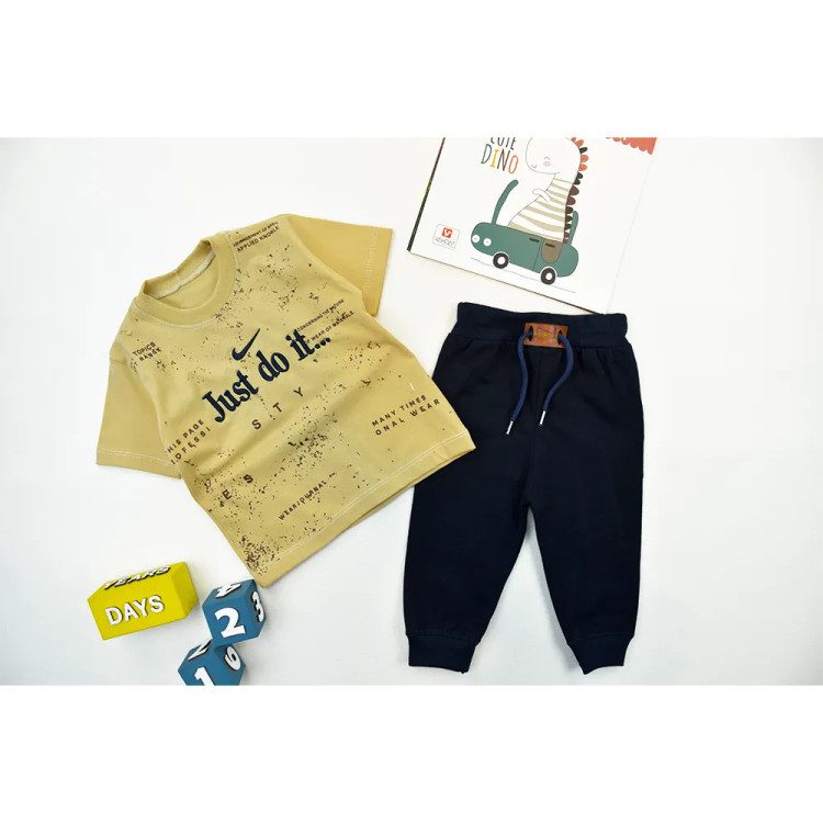 تیشرت و شلوارک پسرانه JUST DO IT جنس پنبه