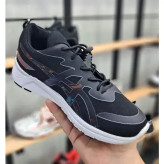 کفش اسپرت زنانه اسیکس بند کشی مشکی رنگ فوم و اسپیسر قالب استاندارد
