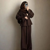 کت شلوار زنانه مدل سانی جنس مازراتی دبل سایزبندی