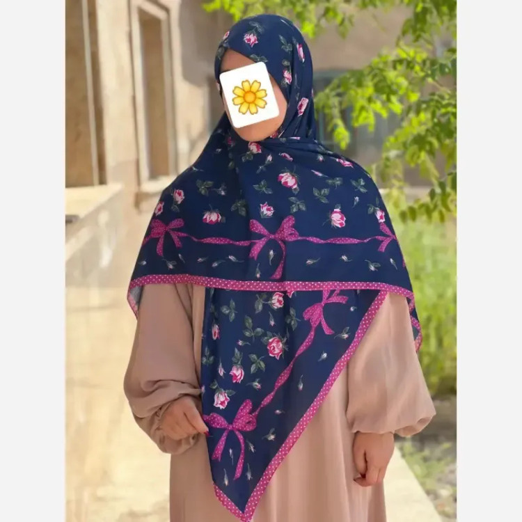 روسری طرحدار پینترستی کرپنخ قواره 140