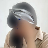 هدبند ساتن گره ای